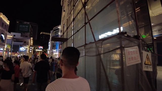 Guangzhou Night Walk - Beijing Road Pedestrian Street - Millennium Street in China 4K