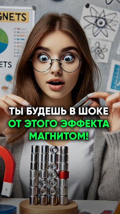 🤩✨ Ты будешь в шоке от этого эффекта магнитов!