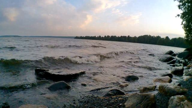 Красивый вид.Звуки воды.Природа Карелии.Душевное видео.Релакс.