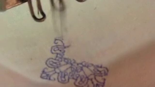вышивка на крое.AVI