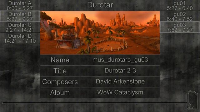 Interactive World of Warcraft: Cataclysm Music: Durotar
