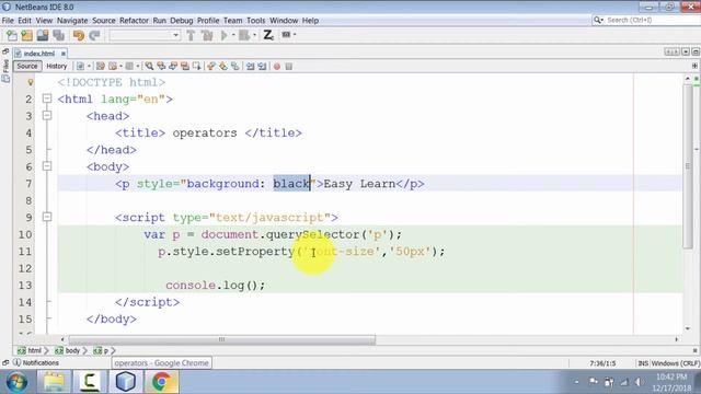javascript Tutorial  DOM javascript css style declaration  object Bangla Tutorial  part-21