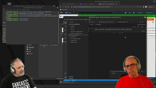 AWS "Free Tier" - Terraform - Ansible - Github - IAC Walkthrough/Demo
