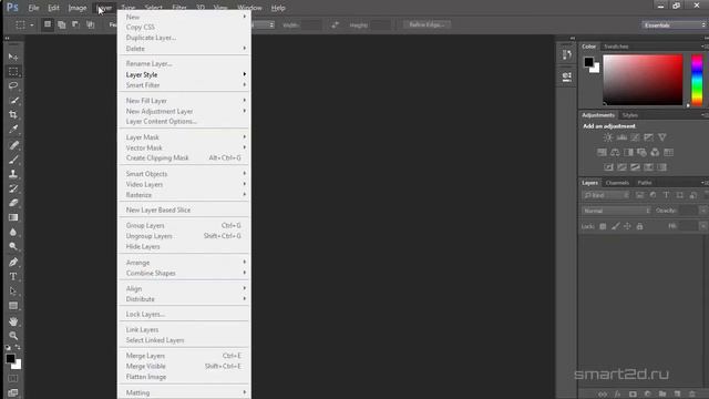 СамоУчка Pro фотошоп для начинающих Урок#10 Интерфейс фотошоп.