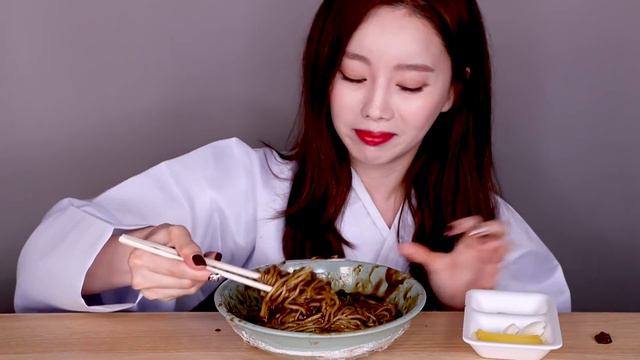 [Mukbang ASMR] 🦊구미호가 짜장면을 먹는다면? (Black Bean Noodles Mukbang)  | Eating Sounds [Ssoyoung 쏘영 ASMR]