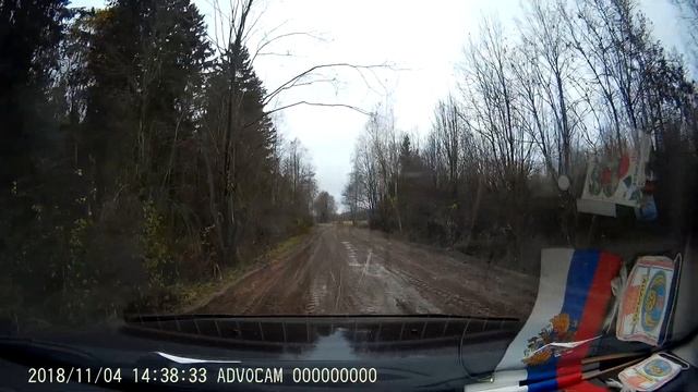 Дастер грязи не боится.  В лес, по грибы.