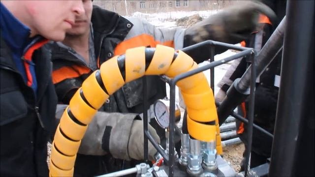 Обучение и отгрузка. Клиент из Ижевска. Переносная гидравлическая буровая установка GBU-22LP
