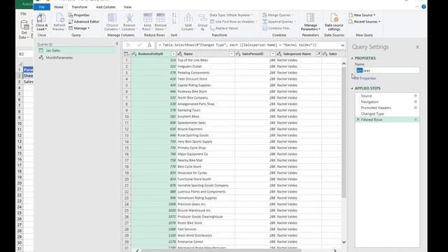 PowerQuery Parameters