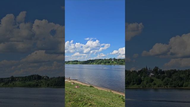 река Волга в городе Тутаев.