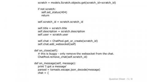 HTML : How can I create several websocket chats in Tornado?