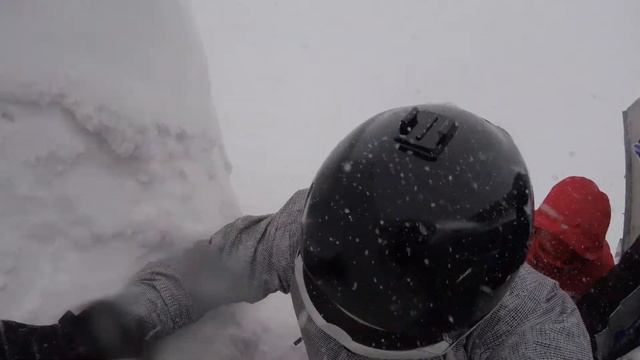 Ужасная погода на вершине в Драгобрате в 2018 году