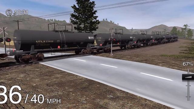 Trainz Simulator 3 Railfanning 130 - BNSF SD70MACs lead Oil Train