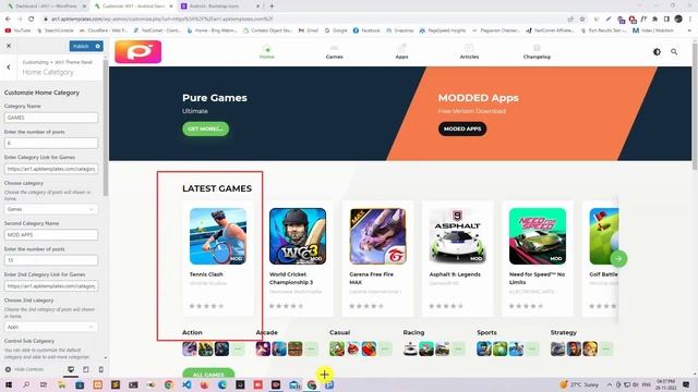 AN1 WordPress theme full customization tutorial | APKTEMPLATES