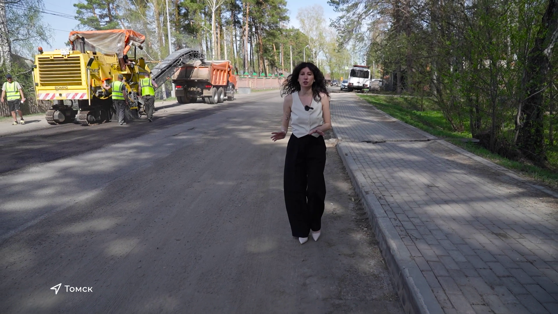 В Томске продолжается ремонт дорог