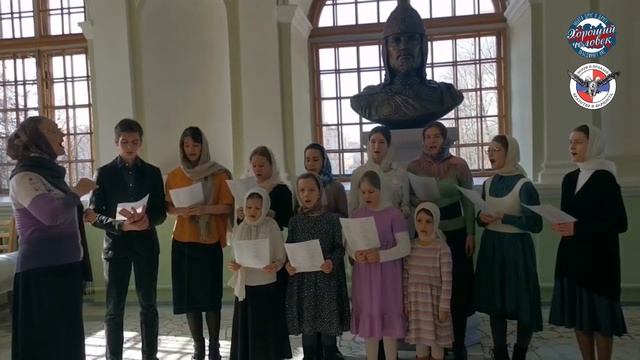 Руска деца певаjу песме "Са Косова", "Вера наша", "Србиjа и Русиja су сестре".