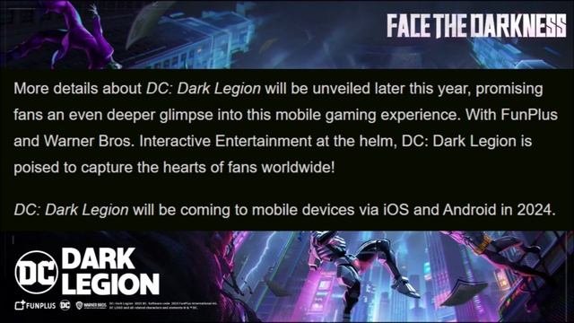 DC Dark Legion - Upcoming Mobile Game