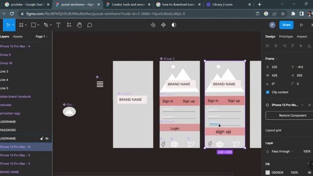 Designing a Food App Using Figma (Wireframes)