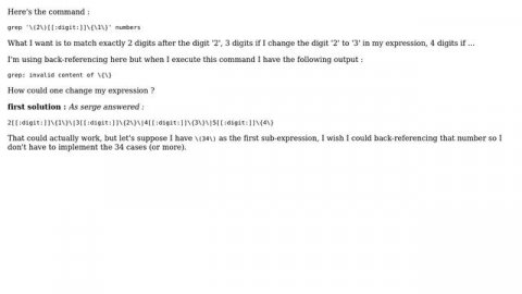 Unix & Linux: grep: invalid content of {} (2 Solutions!!)