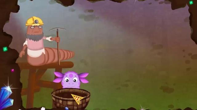 Лунтик игра. Учим цифры с  Лунтиком