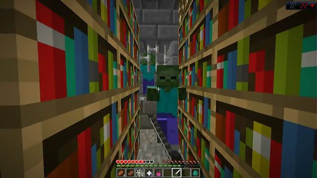 Прохождение карт minecraft #1 Побег из Школы Зомби