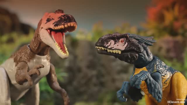 Спасатели-динозавры в горах⛑️🦖|Атроцираптор против Синотираннуса и дриптозавра |