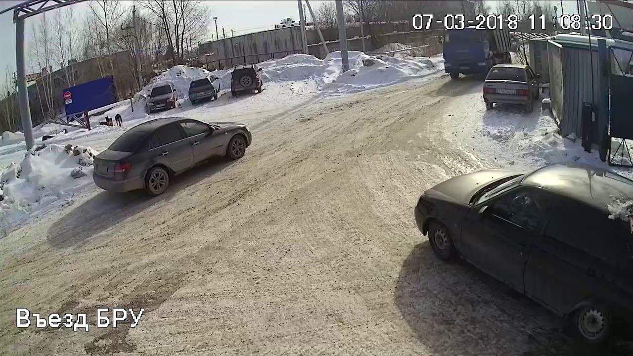 Три 'оленя'))) ДТП 07 03 2018 11 08