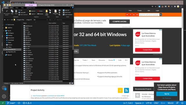 Installing MinGW Compiler for VSCode on Win 10 x64