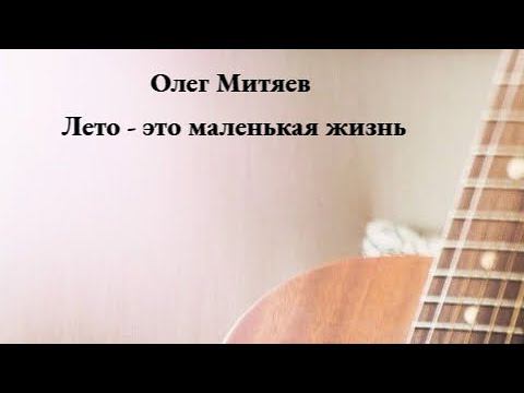 Олег Митяев - Лето - это маленькая жизнь (cover)