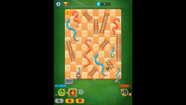 Yalla Ludo snakes 🐍 game | play snakes | ladders🪜 gameplay 🥳