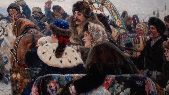 Взятие снежного городка. Цикл «Исторические герои в творчестве Василия Сурикова»
