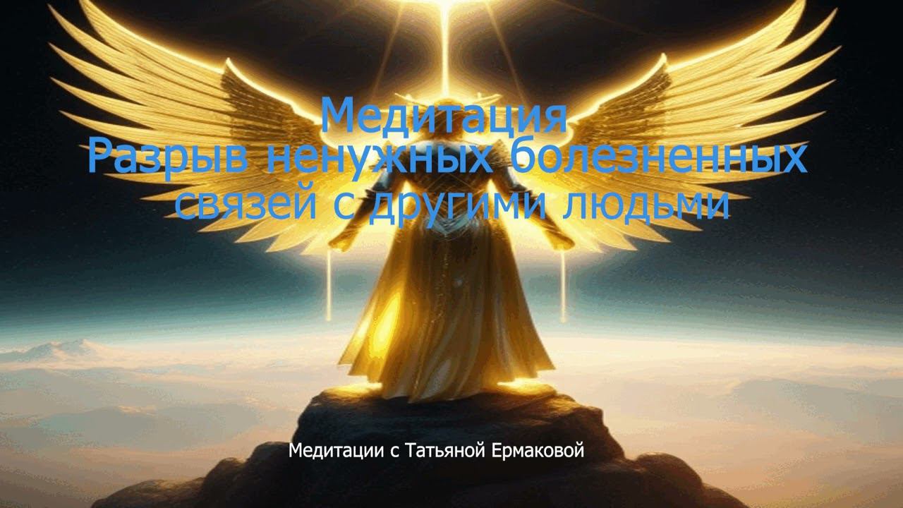 Медитация разрыв ненужных болезненных связей с другими людьми