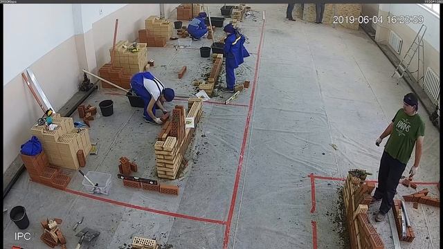 WSR Кирпичная кладка. Демо экзамен. День 1.