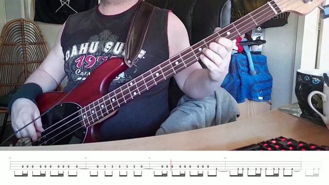 Megadeth - Public Enemy No.1 (Bass Cover w/ Bass Tabs)