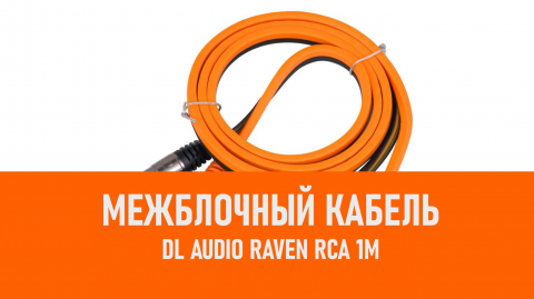 Распаковка DL Audio Raven RCA 1M межблочный кабель 1м