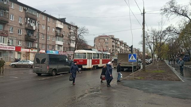 Мариуполь. Трамвай. Пробный выезд.