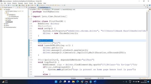 Session - 4 (How to achieve parameterization in TestNG? @Parameters Annotation in TestNG)