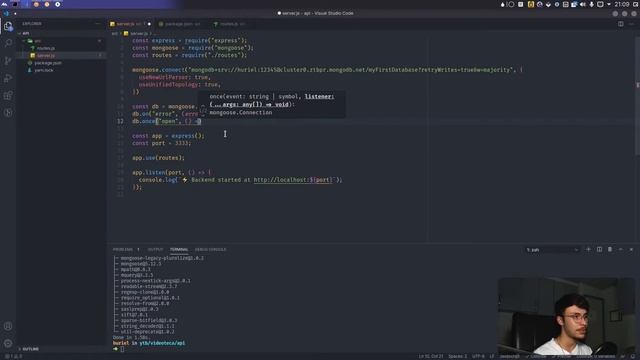Como Criar e se Conectar com um Banco de Dados MongoDB Remoto - Videoteca API #02