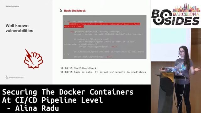 BSidesBCN19 - Securing Docker Containers at CD/CI Pipeline Level (Alina Radu)