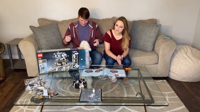 Civil Engineer Builds Her First Expert Lego Set (ft. Husband and Dog)
