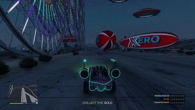 GTA V - MODS - Captura MODDED MISSION V2 - Space Docker + Asea de Neve + XERO 1.22