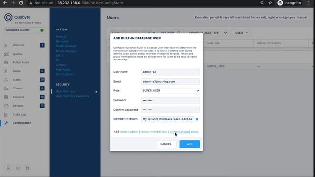 Publish and Manage Volumes in S3