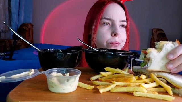 Спагетти,клаб сэндвич и сырный крем суп мукбанг/mukbang/food