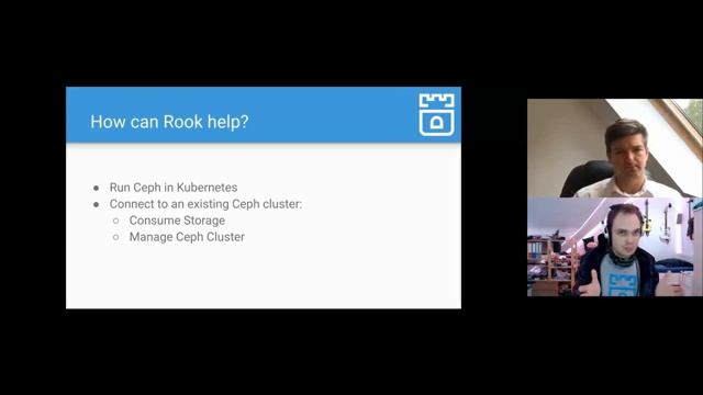 Rook: Storage for Containers in Containers