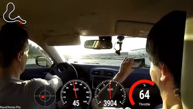 Onboard IS250 Expo circuit drift GoPro