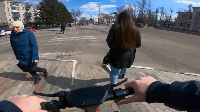 Покатушка на электросамокате Hoverbot TT-03Экскурсия по БлаговещенскуГраница с КитаемПерезалив
