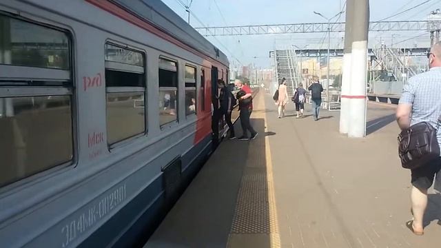 ЭД4МК-0029 На станции Очаково Видео 29 июня 2021 г.