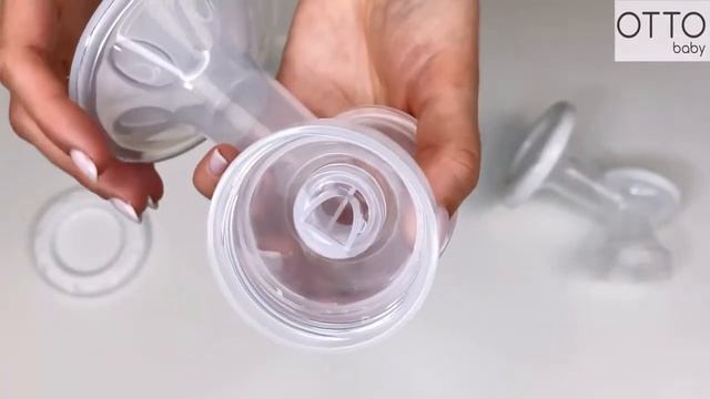 Двойной молокоотсос электрический беспроводной c функцией массажа, 4 режима  Otto Baby 211