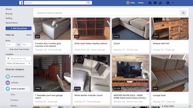 Buying Second-Hand Stuff in Australia: Gumtree & Facebook Market Place