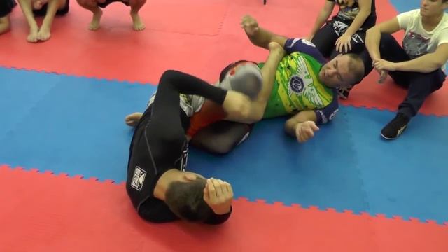 Heelhook from halfguard. BJJ black belt techniques